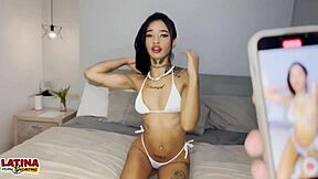 Melody Hot - Colombian Latina slut gets back blown out in first casting video