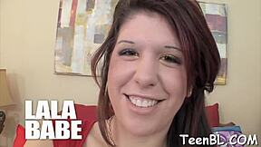 wow, she's mesmerized by that dick and keeps sucking it!