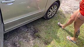 Wild Bareback Creampie Party in the Woods