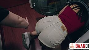 Latina Friend Fucks Trapped Colombian Pussy