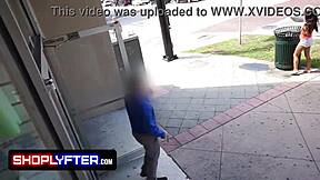 mads flores caught shoplifting by rusty nails in store