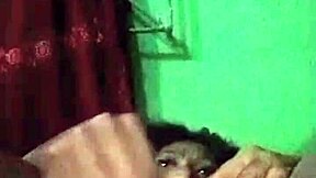 horny teen destroying her tight pussy in the dark alone