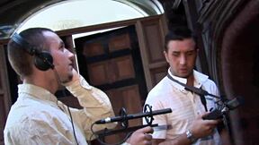 Two Girls Ride Ass-Hungry Cocks Hard!