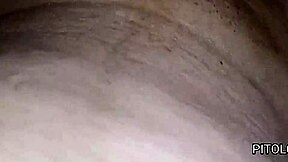 The couple enjoys a passionate creampie with the athletic latina in pantyhose doggystyle.