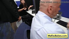 office milf sasha pearl gets naughty with big boobs