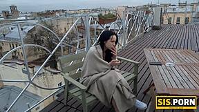 Can Sis Handle Stepbrother's Dick In Her Mouth And Pussy?