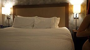 Hotwife bangs hung bartender Brad Newman on vacation