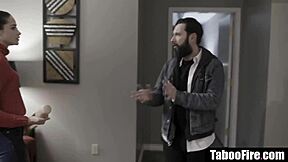 Hot Brunette Teen Fucked Hard by Creep in Rough Doggystyle