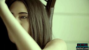 Arab Teen 18+ Beauty Katrine Pirs Strips for Playboy