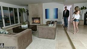 kimmy granger shows off awesome foot play with perfect body