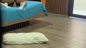 Hot perv catches schoolgirl shaking ass in uniform