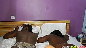 Ghanaian Tight Black Ass Banged Hard in African Heat. Wet Ebony Booty Takes It All.