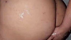 Mature Woman Enjoys A Relaxing Shower Session Part One