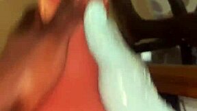 She deepthroats her sextoy like a slave until it gets nasty