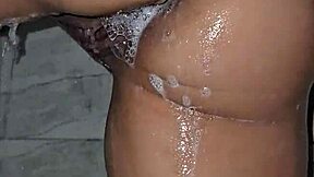 Mature Woman Enjoys A Relaxing Shower Session Part One