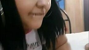 pretty teen plays dirty games on the street, touching her pussy and asshole