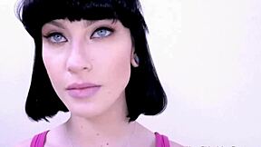 beautiful brunette seduced by producer in audition