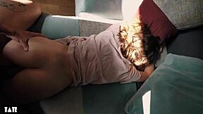 Lesbian Stepsis Craves Big Cock Cum, Can't Resist?