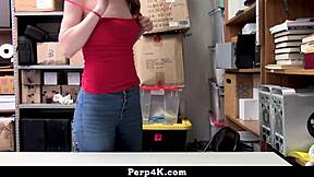 I apprehended the blonde female suspect to the back office - perp4k.