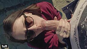 amateur whore craves outdoor cock for deepthroat with random guy