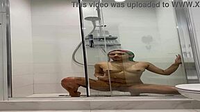 Hey Roxy, why you touching yourself naked in the shower?