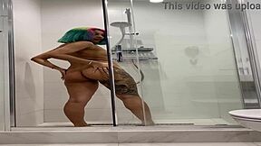 Hey Roxy, why you touching yourself naked in the shower?