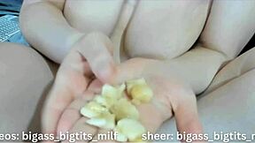 Latina Milf Teases with Big Assets and Solo Cum Play