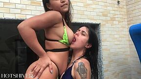 my latina friend is very hot with big breasts