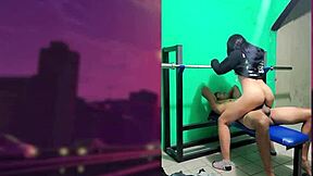 mexican milf with brown eyes moans in missionary orgasm