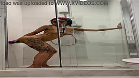 Hey Roxy, why you touching yourself naked in the shower?