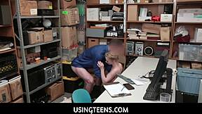 UsingTeens - Athena Gets Nailed in Doggystyle by LP Guy, Oops