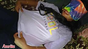 सौतेली बहन इंडियन देसी लड़की हॉट एक्शन में