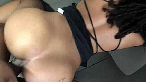 I visited my ex in black dress with round ass and couldn't resist