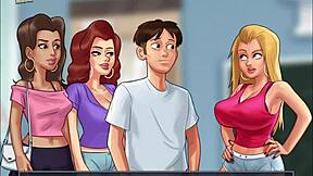 Summertime Saga 101: Blonde College Girl Adventures