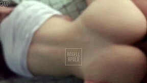 Latina Teen with Blue Eyes Fucked Hard at Home. I Came Inside My Young Stepsis!