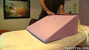 Creepy Massage Turns Hardcore with Latina Brunette Teen