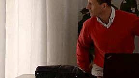 young girl sucks old bf's cock