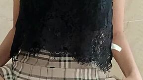 Did you see the teen girl flashing her wet pussy in the shower?