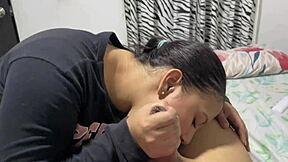 FAT EBONY LATINA NEIGHBOR GETS HER BIG ASS POUNDED BEFORE GYM