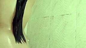 Did you see the teen girl flashing her wet pussy in the shower?