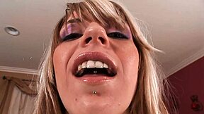 Monica Ashley enjoys a private session with her partner.