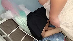 My cosplayer stepdaughter’s tight pink pussy is still virgin, wanna see?