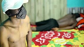 Step uncle's wife on the bed