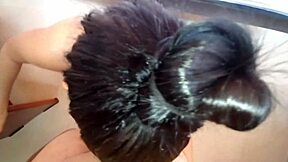 पीओवी रफ सक्किंग फिर फेमडॉम अमेज़न पोजिशन चेयर में