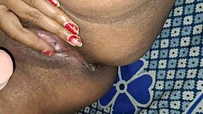 desi bhabhi’s sexy curves drive me wild with hard dildo play.