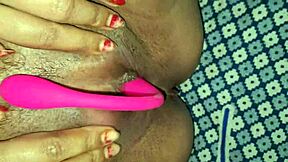 desi bhabhi’s sexy curves drive me wild with hard dildo play.