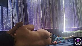 Waking Up to Ride Curvy Latina on Bed - Who's Next?