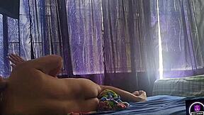 Waking Up to Ride Curvy Latina on Bed - Who's Next?