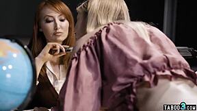 teacher orders stepmom to spank and punish stepdaughter 😈