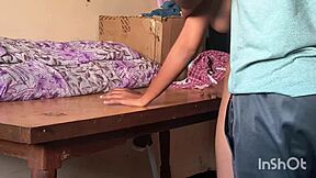 hubby pounds wife in kitchen after shower 😏